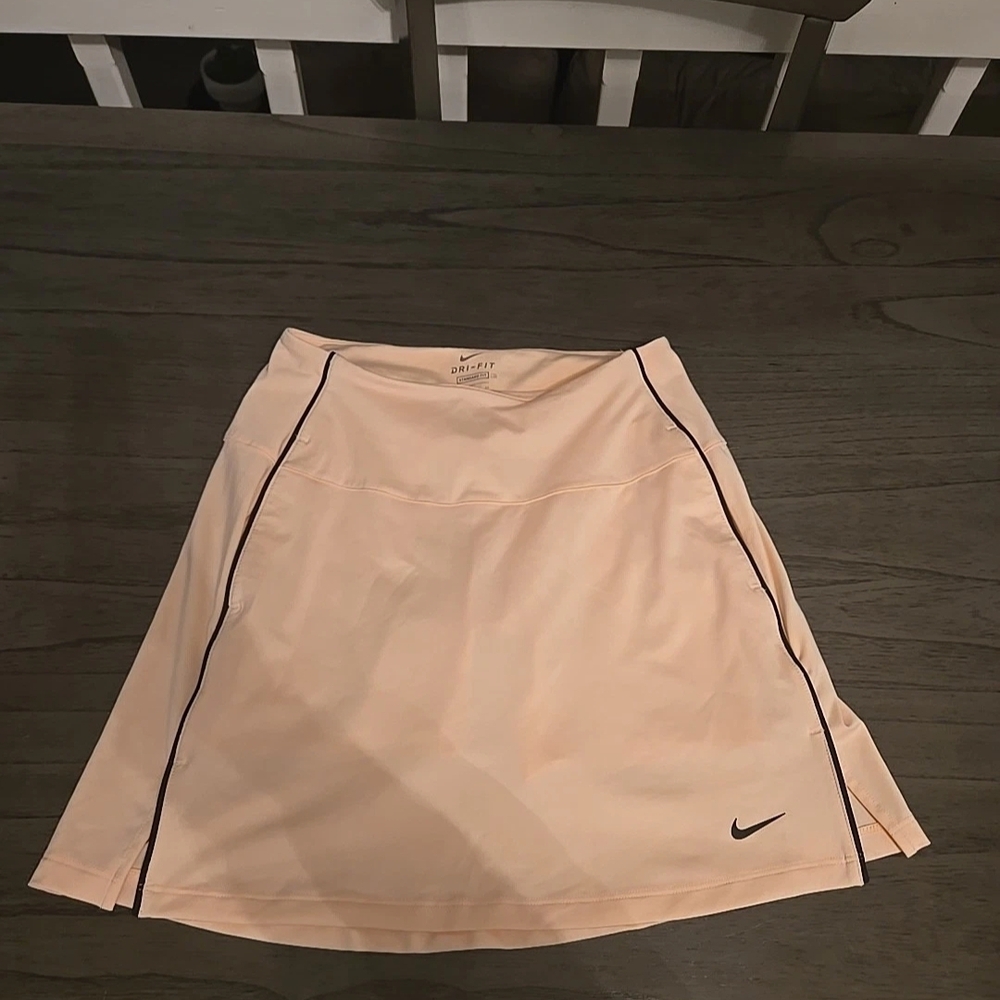 Nike Women's A-Line Skirt in Cream with Black Accents